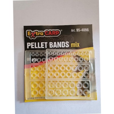 ELASTIC PELETE EXTRA CARP DIN SILICON MIXT 88 BUC / SET foto