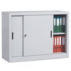 Dulap metalic Premium usi culisante 1 raft 1200x450x900 mm (LxlxH) 50 kg/polita, PLUS