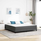 Saltea medie cu arcuri - Gri &icirc;nchis - 180x200x20 cm Țesătură