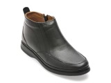 Ghete ULUS negre, SH2091, din piele naturala