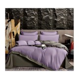 Lenjerie de Pat din Matase cu 6 Piese Pentru Pat Dublu - SUZ94