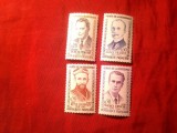 Serie mica Franta 1960 - Eroii Rezistentei , 4 valori (din 5val.)