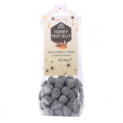 Jeleuri cu Propolis si Aroma de Lemn Dulce 100 grame Apidava foto