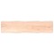 Blat masă 220x50x(2-4) cm lemn stejar netratat contur organic