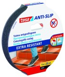 Banda adeziva antialunecare Tesa 55589 negru 15m x 25mm rezistenta apa baie dusuri