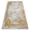 Covor BLISS Z203AZ137 crem / auriu - Cadru, greacă, modern, structural, 80x150 cm