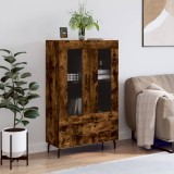 vidaXL Dulap &icirc;nalt, stejar afumat, 69,5x31x115 cm, lemn prelucrat