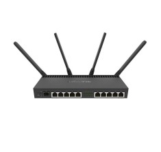MIKROTIK ROUTER 10LAN GB 1XSFP 1GB RAM &amp;quot;RB4011IGS5HACQ2HND&amp;quot; (timbru verde 0.8 lei) foto