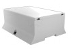 Carcasă pentru șină DIN ABS gri 110x142x53mm