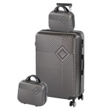 TraveLux Pro XIV gurul&oacute;s bőr&ouml;nd szett sz&uuml;rke