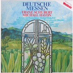 Vinil LP Franz Schubert / Michael Haydn, Rainer .....&lrm;&ndash; Deutsche Messen (VG++)