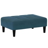 Cumpara ieftin Taburet, albastru, 77x55x31 cm, catifea