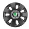 Set 4 Capace Roti pentru Skoda, model Ares Black, R14