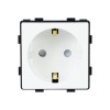 Aproape nou: Priza modulara simpla PNI WP331, 16A, schuko, pentru rama din sticla