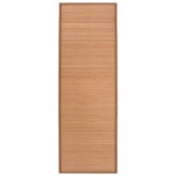 vidaXL Covor yoga, maro, 60 x 180 cm, bambus 247213