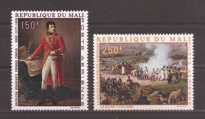 Mali 1969 - 200 de ani de la nașterea lui Napoleon Bonaparte, 1769-1821, PA, MNH
