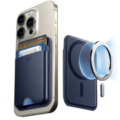 Portofel pentru Telefon cu Functie de Suport Birou - ESR (2K63802) - Dark Blue foto