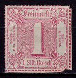 Cumpara ieftin ✅ (S45) Germania veche - Thurn und Taxis 1866 &quot;Cifra &quot; , 1 Sgr Michel nr. 48 , nestampilat/negumat