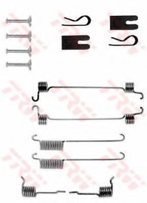 Set accesorii, sabot de frana FORD FOCUS (DAW, DBW) (1998 - 2007) TRW SFK306 foto