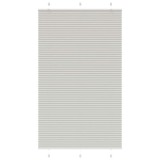 Jaluzea plisată gri deschis 115x200 cm Lățime țesătură 114,4 cm