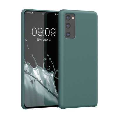 Husa Kwmobile pentru Samsung Galaxy S20 FE, Silicon, Verde, 53605.171 foto
