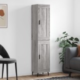 Dulap &icirc;nalt, gri sonoma, 34,5x34x180 cm, lemn prelucrat