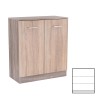 Comodă Miami cu 2 uși 80x92 cm stejar Sonoma-stejar York