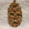 MEDALION unic VIENEZ AUSTRIA manopera EXCEPTIONALA vintage DE EFECT elegant