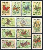 Bhutan 1990 Mi 1242/53 MNH - Fluturi