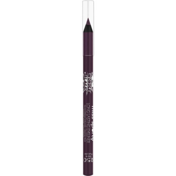 Creion de Ochi MISS SPORTY, 250 Dark Purple, 1.2 g, Creion pentru Ochi, Creion Contur Ochi, Eyeliner, Creion Mov pentru Ochi, Creion pentru Conturarea