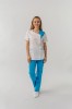 Bluză medicală Lia 400 - Albastru Cobalt M
