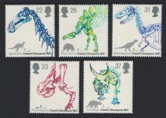 Marea Britanie 1991 - Fauna preistorica, serie neuzata