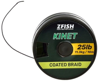Fir Textil Zfish Kinet Coated Braid, Brown,11.3kg, 25lb, 10m foto
