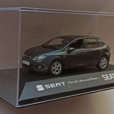 Macheta Seat Ibiza MK4 2011 5 usi gri cenusiu - Fischer 1/43