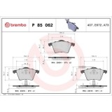 Placute frana Ford Galaxy I (Wgr) 03.95-05.06, Galaxy Mk I Van (Wgr) 03.95-05.06; Seat Alhambra (7v8 7v9) 04.96-03.10, Alhambra Van (7v8 7v9) 03.96-0, BREMBO