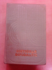 Dictionar diplomatic , semnat de GHEORGHE BIBICESCU foto