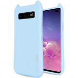 Husa capac silicon Hana Bonny Jelly, Huawei Mate 20 Pro, Light Blue Blister