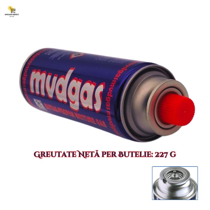 Butelie gaz MVD, 470ml, 227g