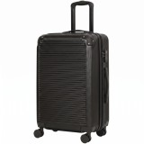 HOMCOM Troler Rigid Mediu 68L, Extensibil, ABS, 4 Roți Pivotante, Colțuri de Protecție, 66 x 43 x 27 cm, Negru | Aosom Romania