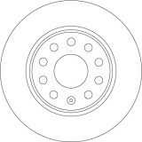 TRW DF6952 Disc frana