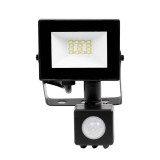 Proiector Slim LED SMD V4 Novelite 10W cu Senzor de Miscare 6500K IP65, Iluminat Exterior Eficient, Dimensiuni 96x151x54mm, Alb Rece Puternic