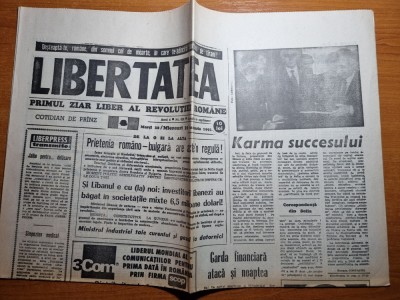 libertatea 28-29 ianuarie 1992-art silviu brucan foto