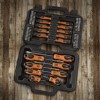 Set 58 Surubelnite cu Varfuri, Precizie, Phillips, Plat, Torx, Adaptor Bit - Maner Ergonomic, Crom Vanadiu