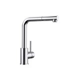 Baterie de bucatarie BLANCO 521466 cu presiune joasa MILA-S, robinet, crom - RESIGILAT