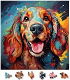 Puzzle din lemn - English Cocker Spaniel 2 | Woodmix Puzzles