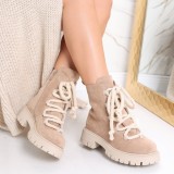 Ghete dama Kaki din Piele Ecologica Intoarsa Favya, 39