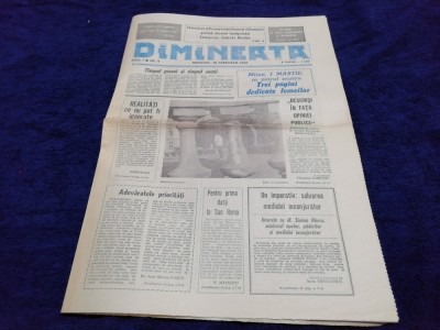 ZIARUL DIMINEATA NR 9 28 FEBRUARIE 1990 foto