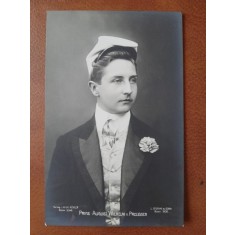 Fotografie tip carte postala, Print August Wilhelm von Preussen, 1906