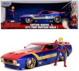 MASINUTA METALICA CAPTAIN MARVEL 1973 FORD MUSTANG MACH 1 SCARA 1 LA 24, Jadatoys