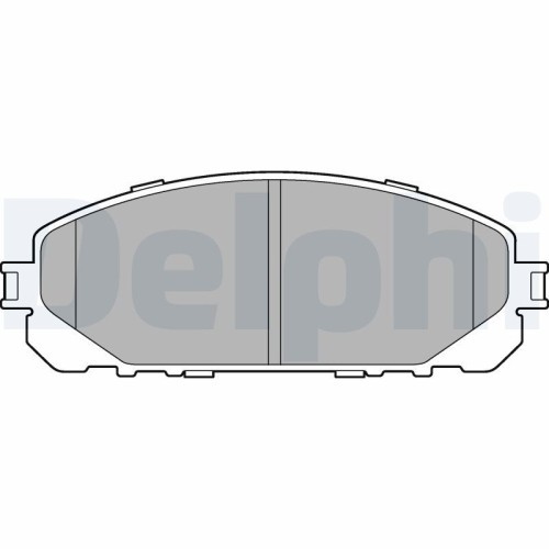 Set placute frana fata DELPHI, Jeep Cherokee (Kl), 06.2013-, Fata; puntea fata
